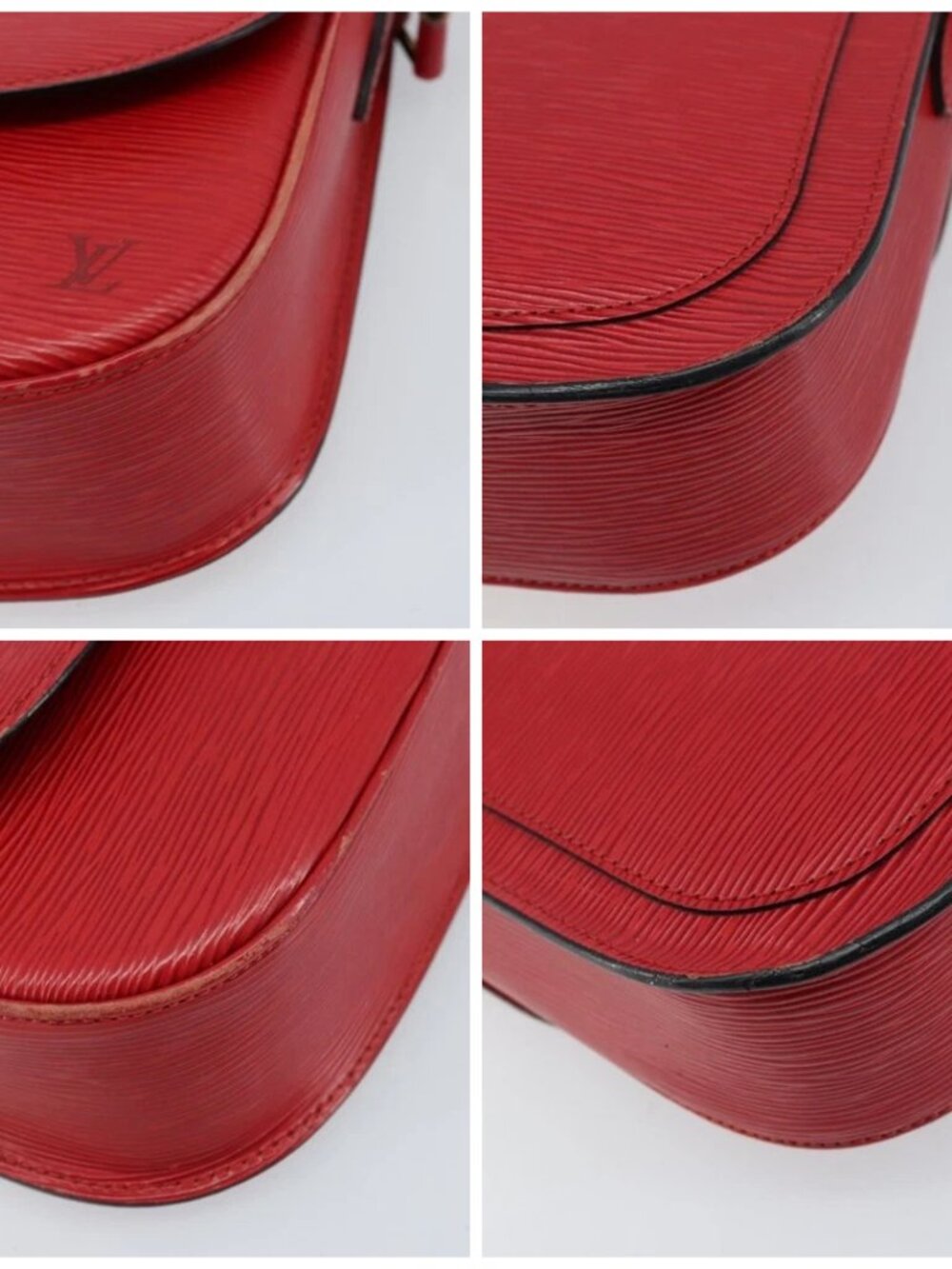 LOUIS VUITTON Epi Saint Cloud GM Shoulder Bag Red M52197 LV Auth 173158 - Picture 16 of 16